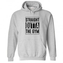 Straight Outta The Gym Unisex Classic Kids And Adults Pullover Hoodie For Fitness Enthusiasts									 									 																		 									 									